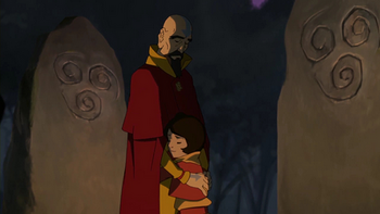 Tenzin and Jinora