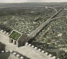 The sprawling cities of the Earth Kingdom capital.