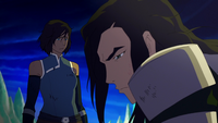 Korra sympathizes with Kuvira