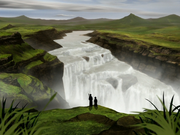 Wasserfall bei Shu Jing