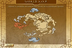 World Map in Quest Creator