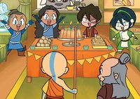  surprises  with a party for his "unfreezing day".