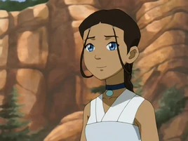 Katara smiles lovingly