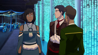 Korra, Mako, and Wu