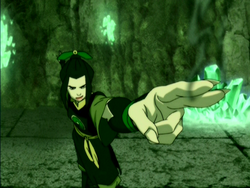 Azula schite op Aang in de Avatar Trance