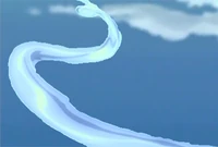 A blade of water that lashed out at Aloi.