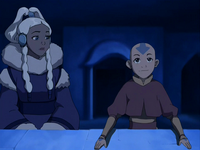 Aang and Yue