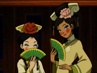 Katara i Toph a Ba Sing Se