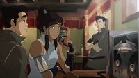 Korra and Tenzin radio