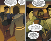 Korra Bolin and Mako discuss kidnappings