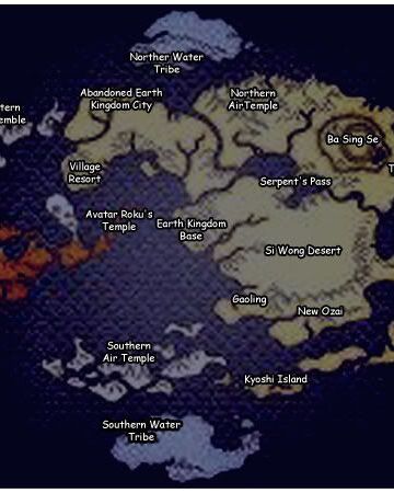 images Mapa Avatar Aang mundo avatar avatar wiki fandom