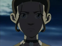 Katara wanting to save the prisoners.