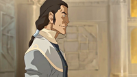 Tarrlok smirking