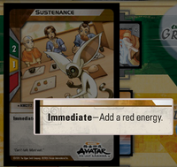 Immediate advantage card