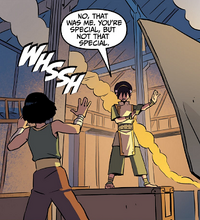 Sun and Toph Beifong