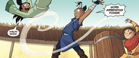 Sokka airbends Kaya