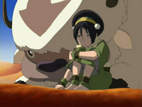 Toph and Appa