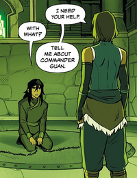 Korra asks Kuvira about Guan