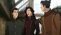 Mako, Asami, and Bolin