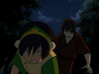 Zuko follows Toph