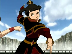 Azula verraden door Ty Lee en Mai