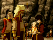 Ham Ghao en el Juicio de Aang y Zuko