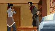 Korra and Mako argue