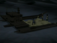 Team Avatar finds sand-sailer