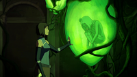 Korra finding Jinora