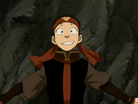 Aang in student attire