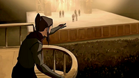 Korra exposing Amon