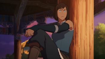 Korra pensando