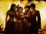 Azulas Team macht zusammen mit Zuko Urlaub auf der .