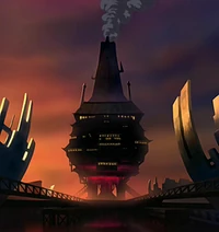 The  where  was detained.