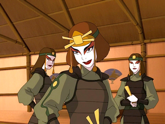 avatar the last airbender suki kyoshi warrior