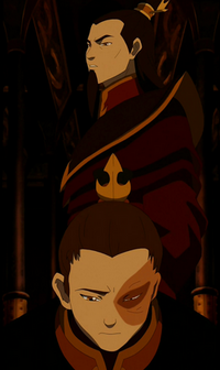 Ozai welcomes Zuko