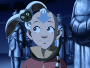 Aang y Momo