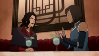 Asami snapping at Korra