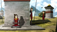 Jinora telling her siblings off