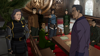 Preparatory meeting for Kuvira's arrival