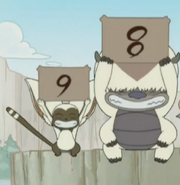 Appa und Momo als Chibicharaktere