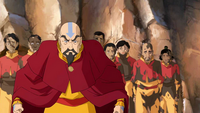 Tenzin yelling at Bumi