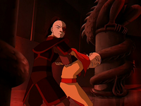 Zuko captures Aang