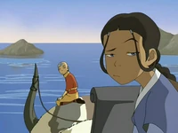 Katara raises eyebrow