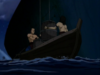 Pirates loading Zuko's ship