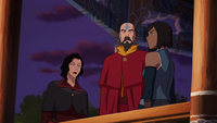 Asami, Tenzin y Korra