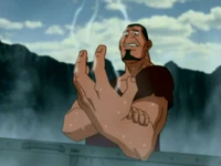  getting burned by the boiling water, revealing his escape attempt.