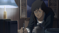 Korra le escribe a Asami