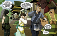 Sokka picks Toph's students up