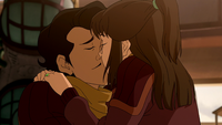 Varrick and Zhu Li kiss